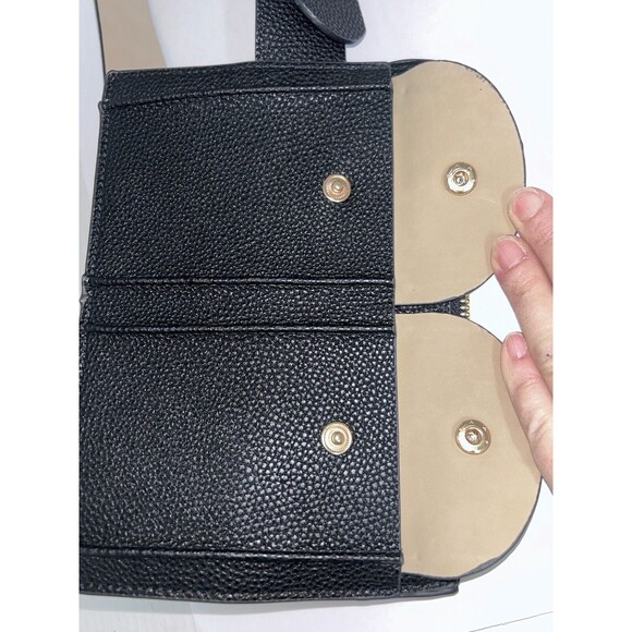 VINCE CAMUTO Black faux leather waist belt with bag Size Large - Picture 11 of 16